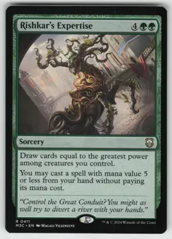 MTG Rishkar's Expertise Normal Commander: Modern Horizons 3 # 411 NM - Image 1