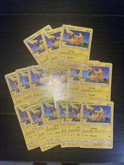 ⚡ Pikachu SWSH039 - NM - 25th Anniversary Holo Promo X 15 Cards - Image 2