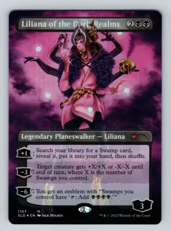 Liliana of the Dark Realms (Borderless) Foil M Secret Lair Drop Series 1107 NM - Image 1
