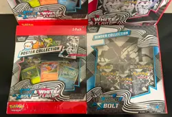 Pokemon TCG Black Bolt & White Flare Binder And Unova Poster Collection lot of 2 - Image 3