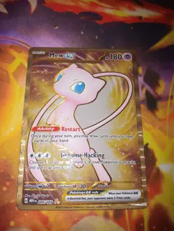 Pokemon TCG Scarlet & Violet 151 Gold Mew UPC Promo Metal Card 205/165 - Image 2