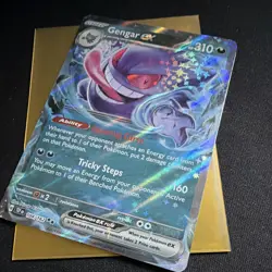 Gengar ex 104/162 SV05 Temporal Forces Full Art Holo Double Rare Eng HP310 - Image 4