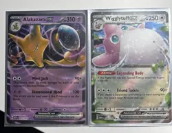 Pokemon TCG Bundle - Alakazam Ex (065/165) & Wigglytuff Ex (040/165) NM - Image 1