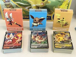 Pokemon TCG Battle Academy Board Game 2022 Starter - 3 Decks 180 Cards A - Image 2