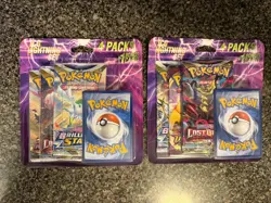 Lot of 2- Pokemon TCG Lightning Set. (8 Booster Packs With 2 Additional Cards) - Image 1
