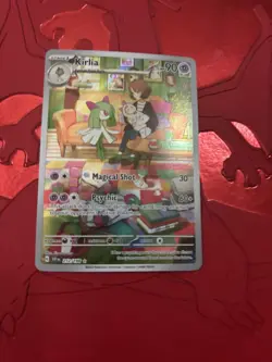 Pokemon TCG Kirlia Scarlet & Violet Base Set Holo Illustration Rare Card 212/198 - Image 1