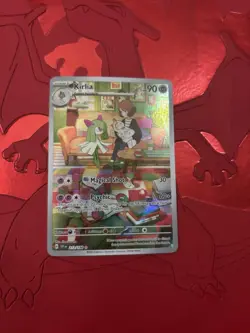 Pokemon TCG Kirlia Scarlet & Violet Base Set Holo Illustration Rare Card 212/198 - Image 2
