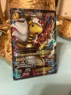 Pokemon M Ampharos 88/98 XY Ancient Origins Ultra Rare Full Art Holo - Image 2