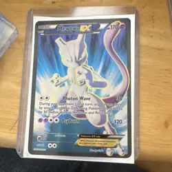 Pokemon XY BREAKthrough Mewtwo EX Full Art Holo Ultra Rare #157/162 English - Image 1