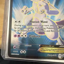 Pokemon XY BREAKthrough Mewtwo EX Full Art Holo Ultra Rare #157/162 English - Image 2