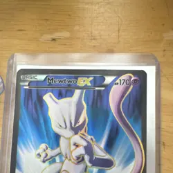 Pokemon XY BREAKthrough Mewtwo EX Full Art Holo Ultra Rare #157/162 English - Image 4