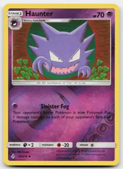Haunter 69/214 LP - Unbroken Bonds - Reverse Holo Uncommon - Pokemon TCG - Image 1