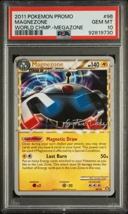 2011 Pokemon Promo Magnezone #96 World Championship Megazone PSA 10 - Image 1