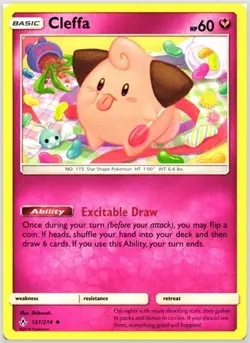 Cleffa Pokemon TCG - Unbroken Bonds #131/214 - Image 1