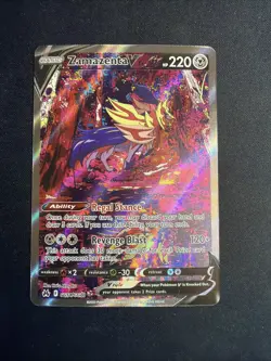 Pokemon TCG Zamazenta V GG54/GG70 Crown Zenith Galarian Gallery Ultra Rare Holo - Image 1