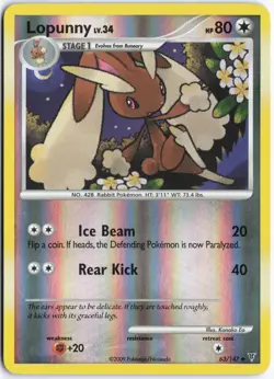 Pokemon - Lopunny #63 - Supreme Victors Reverse Holo - Image 1