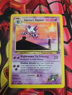 Sabrina's Haunter 55/132 Uncommon Gym Challenge Pokemon Unlimited MP - Image 1