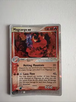 Magcargo ex 95/97 Dragon Holo Ultra Rare 100 HP English Stage 1 - Image 1