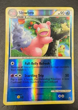 Pokemon Slowbro 38/90 Reverse Holo HGSS Undaunted LP/NM - Image 2