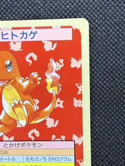 Pokemon Card Japanese Charmander 004 Top sun Topsun 1995 Nintendo Green Back - Image 3