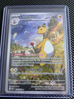 Ampharos 090/086 Chaos Rising Holo Pokemon TCG Card - Image 1