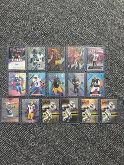 Topps Finest 2025 NFL 16-Card Lot with Numbered Cards - Image 1