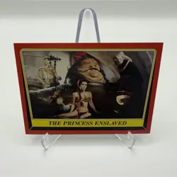 Topps Star Wars Return of the Jedi Base Set The Princess Enslaved #32 1983 - Image 1