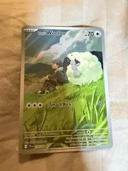 Pokemon - Hop's Wooloo - 170/159 - SV09: Journey Together - Holo - Image 1