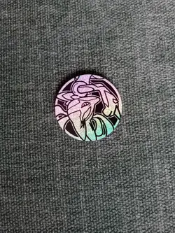 Pokemon TCG Mega Lucario Holo Shiny flip coin, Mega Evolution series. - Image 1