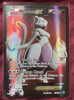 The Pokemon Company Pokemon TCG Mewtwo EX 158/162 Breakthrough Ultra Rare Holo - Image 1