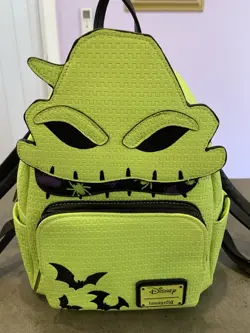 Loungefly Disney The Nightmare Before Christmas Oogie Boogie GITD Mini Backpack - Image 2