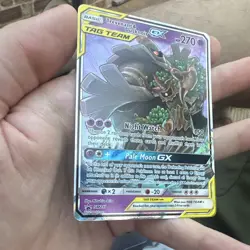 Pokemon TCG Trevenant & Dusknoir GX SM217 Promo TAG TEAM Holo English 270HP - Image 2