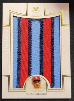 NOLAN ARENADO 2025 TOPPS DEFINITIVE COLLECTION NAMEPLATE 1/1 RELIC CARDINALS SSP - Image 1