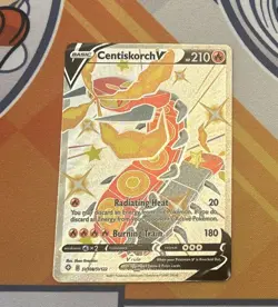 Centiskorch V SHINY SV108/SV122 Shining Fates NM Full Art Ultra Rare Pokemon - Image 1