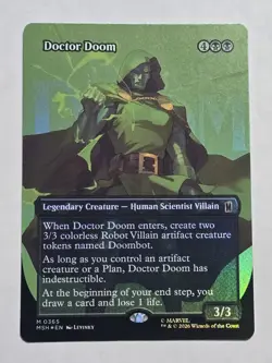 Doctor Doom (Borderless) (365) Marvel Super Heroes Foil - Image 1