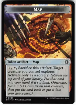 Map // Plot Double-Sided Token T Outlaws of Thunder Junction: The Big Score BIG - Image 1