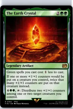 The Earth Crystal 184 Rare FINAL FANTASY Magic: The Gathering Near Mint - Image 1
