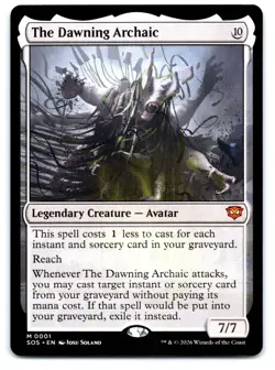 The Dawning Archaic 1 Mythic Secrets of Strixhaven Magic: The Gathering NM - Image 1