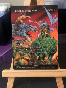 RHYTHM OF THE WILD (BORDERLESS) 12 TMNT MAGIC: THE GATHERING NM/M - Image 1