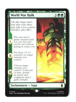 World War Hulk 197 MTG MSH R NM - Image 1