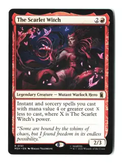 The Scarlet Witch 151 MTG MSH R NM - Image 1