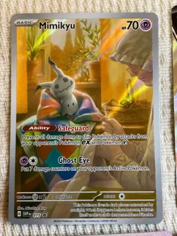 Pokemon High Value Card Lot Charizard V, Aerodactyl V, Unown Vstar, Mimikyu - Image 3