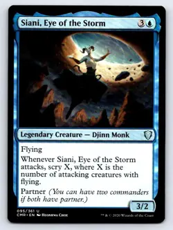 Siani, Eye of the Storm 95 Uncommon Commander Legends Magic: The Gathering LP - Image 1