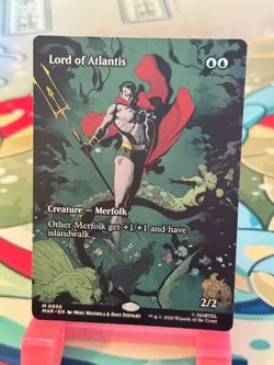 Magic: The Gathering Lord of Atlantis Rare Regular Full Art Eng 0056 Marvel - Image 1