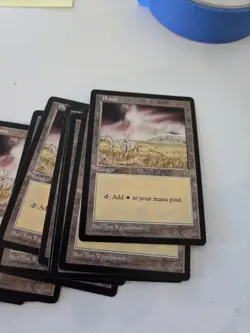Lot Of 23 Plains B Mirage Magic: The Gathering MTG - Image 2