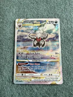 Darkrai VSTAR Gg50/Gg70 Crown Zenith: Galarian Gallery Holo, Near Mint - Image 1