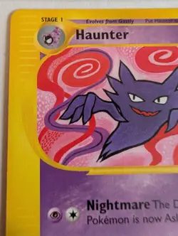 Vintage e-reader 2002 Pokemon Expedition Base Set Haunter card (card #80/165) - Image 2