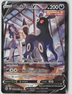 UMBREON V TG22/TG30 HOLO V RARE BRILLIANT STARS TRAINER GALLERY POKEMON HOLO NM - Image 1