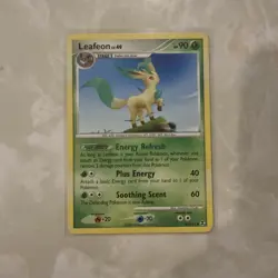 2009 Pokemon Platinum Rising Rivals Leafeon #45/111 - Image 1
