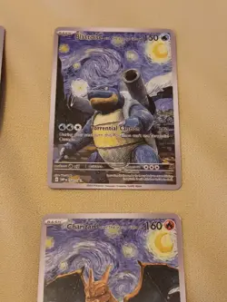 4- Pokemon X Van Gogh - Custom Pokemon Fan Art Cards - Image 3